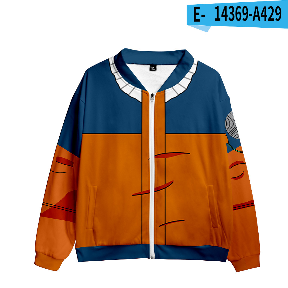 Naruto Headband Metal - Nieuwe Naruto-jas Sweatshirt Ritsjas Cosplaykostuum Anime-kostuum