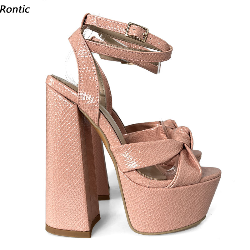 Anime Cosplay Simple - Rontic Hot Handgemaakte Vrouwen Platform Sandalen