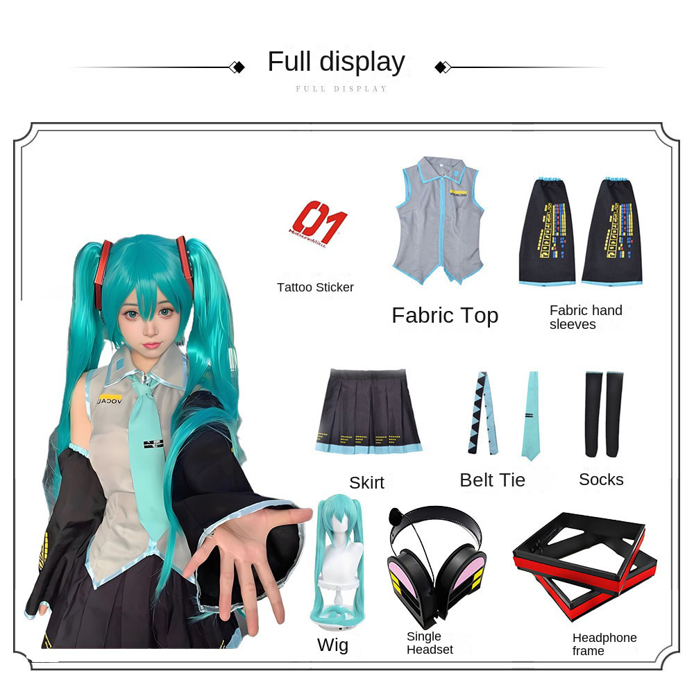 Anime Cosplay Simple - Cos-pak, rollenspelpak met secundaire animatie, virtueel