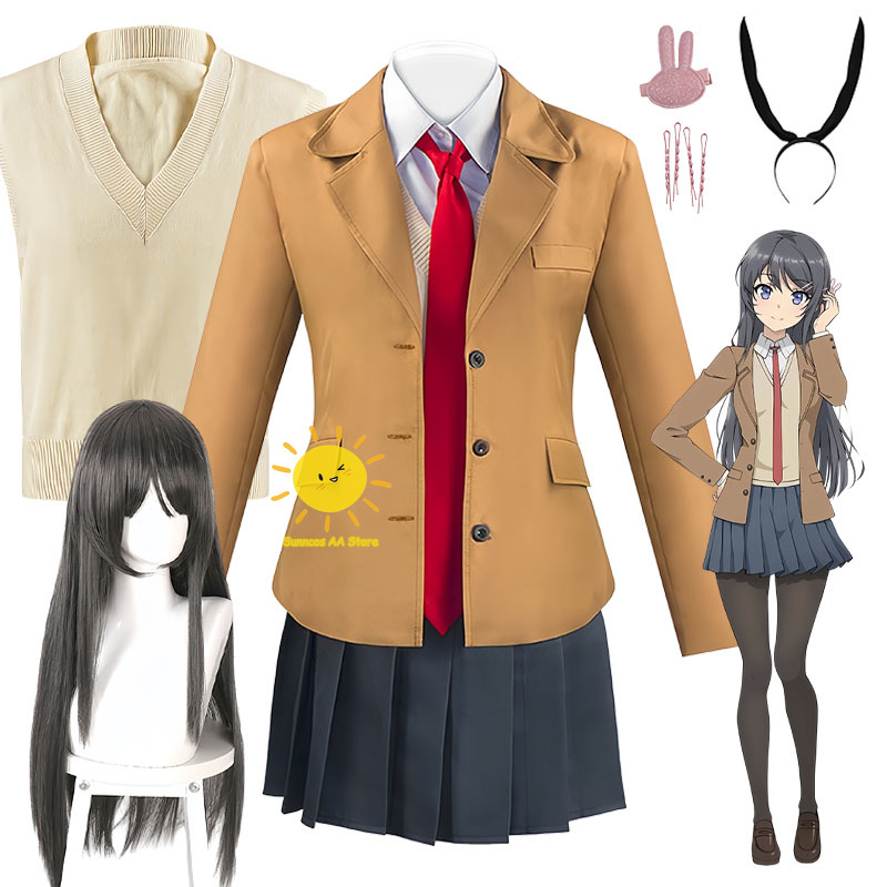 Anime Cosplay Japanese Girl - Anime Sakurajima Mai Cosplay Schurk Droomt