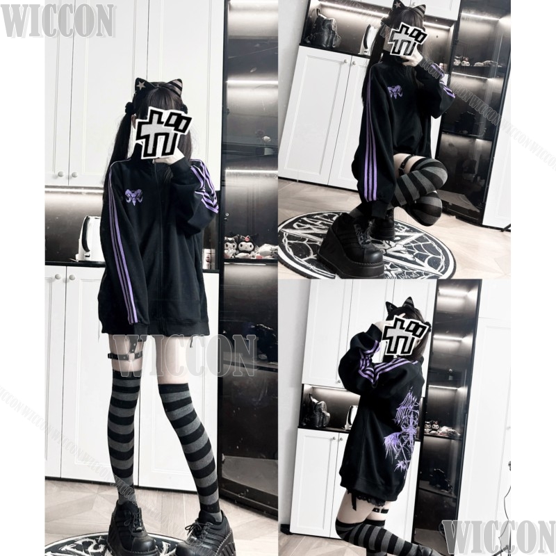 Anime Cosplay Black Girl - Zwarte jas cosplay kostuum gothic uniform