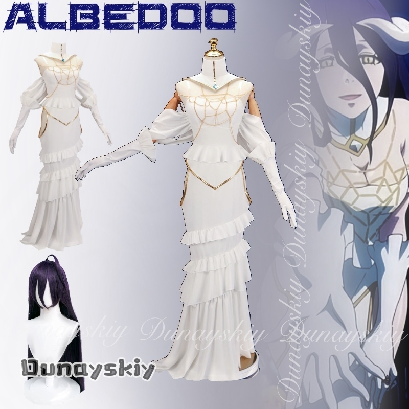Anime Cosplay Albedo - {Dunayskiy States}Anime Albedo Cosplay Kostuum Nauwsluitend