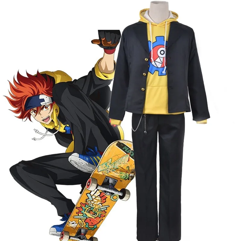 Anime Cosplay Black Girl - SK8 De Infinity Cosplay Reki Kyan