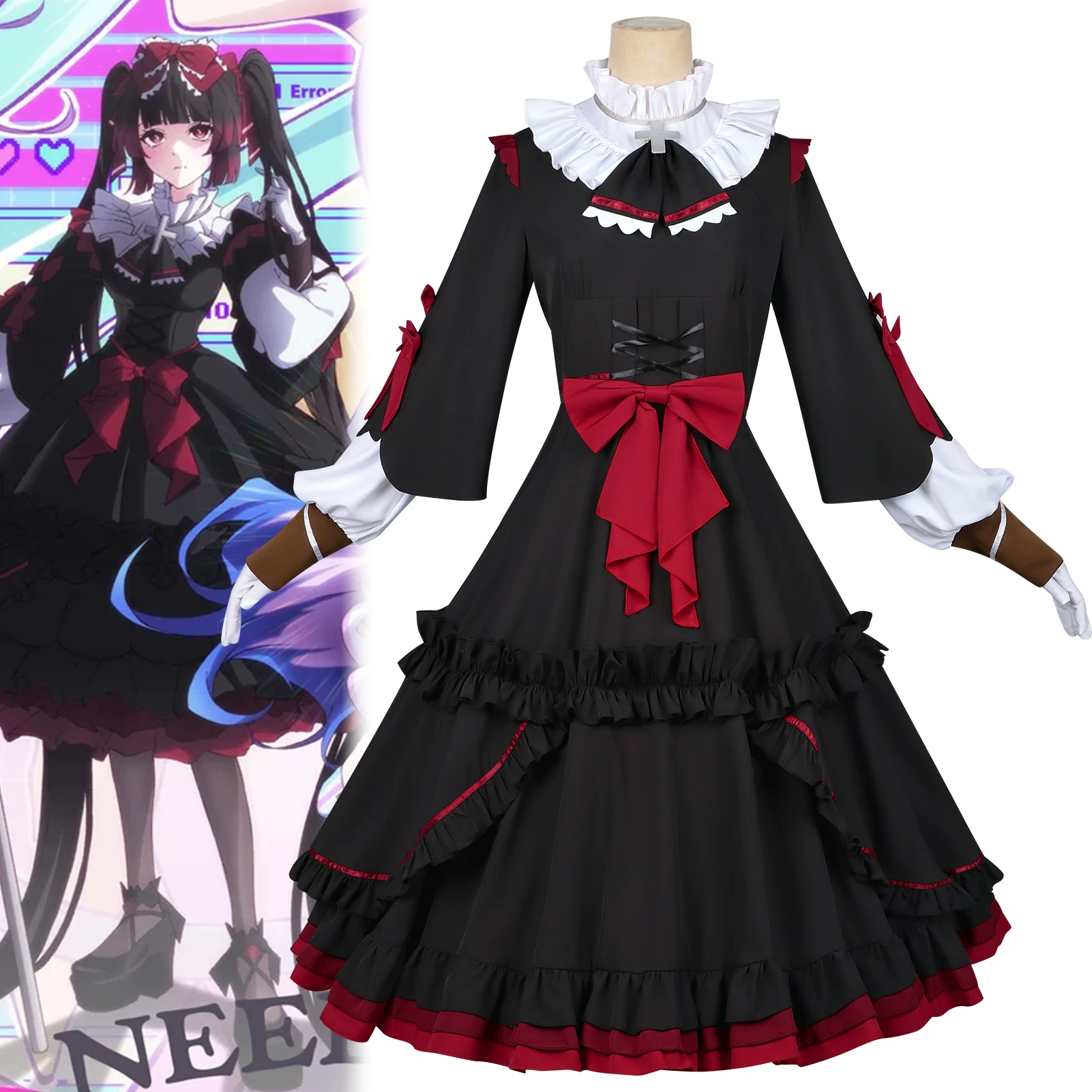 Anime Cosplay Black Girl - Anime Needy Girl Overdose Goku Bara