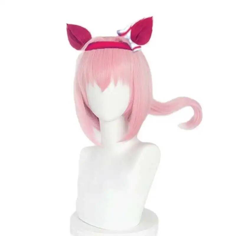 Queen Anime Cosplay - Uma Musume Haru Urara Cosplay Pruik