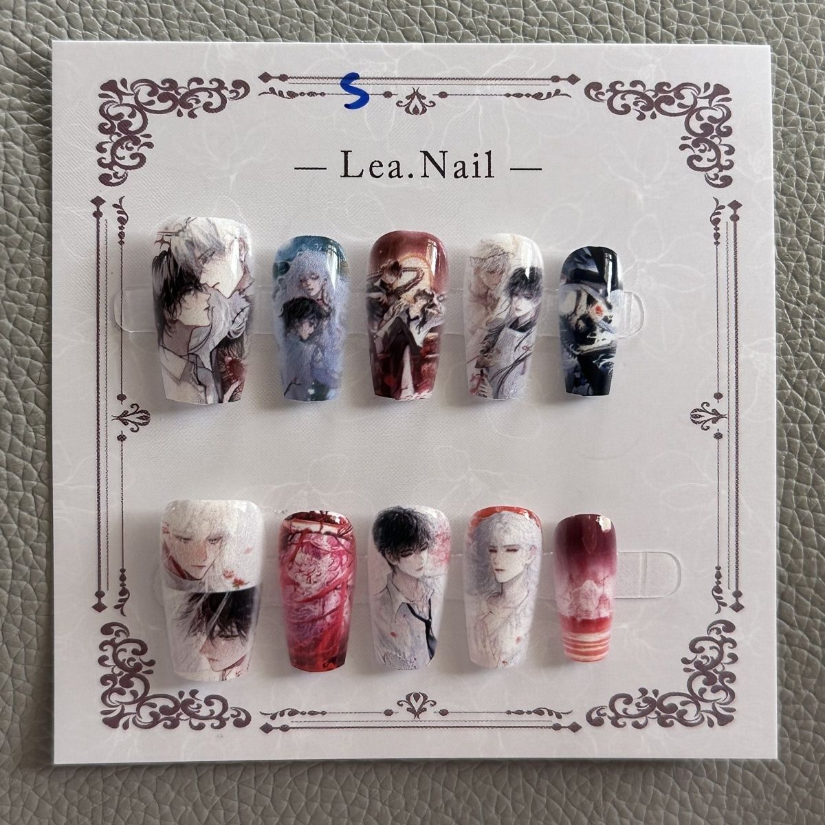Anime Cosplay Armor - Dood van het spel Nail Art