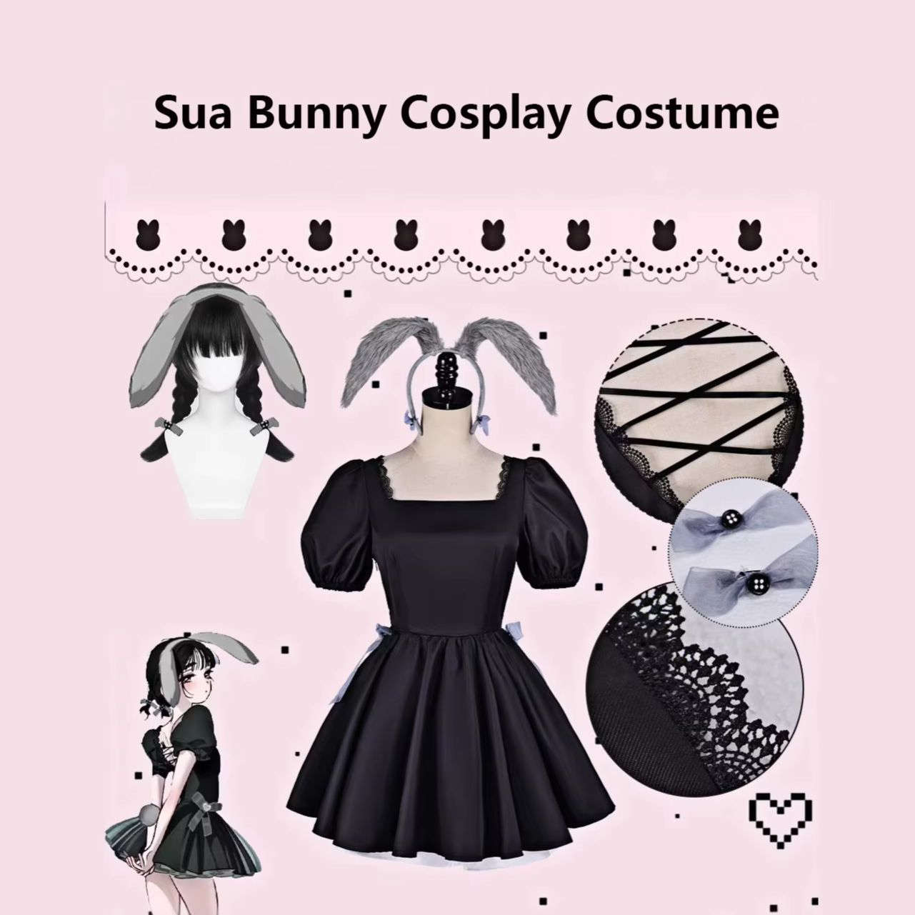 Alien Stage Sua 3rd Anniversar - Anime Cosplay Black Girl recensie en prijs