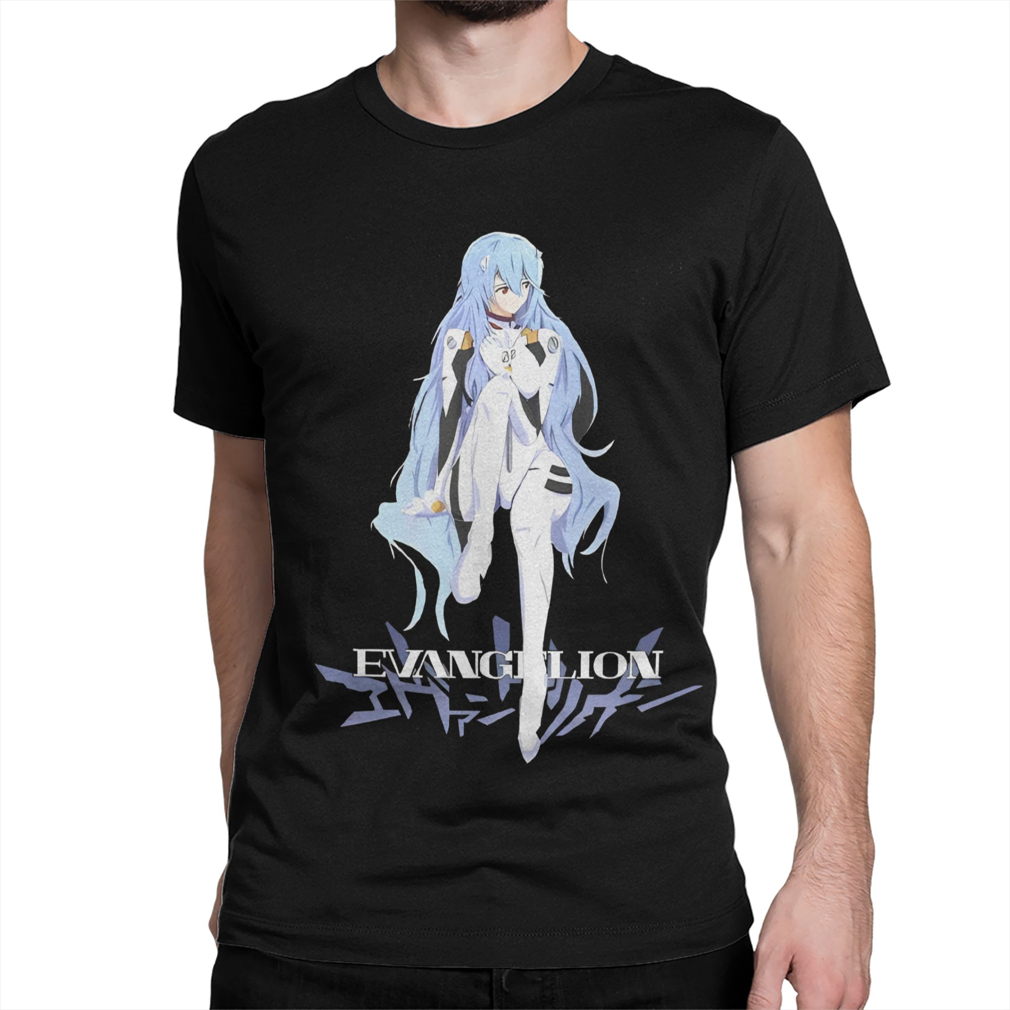 EVA Rei Ayanami T-shirt voor h - Anime Cosplay Ideas Male recensie en prijs