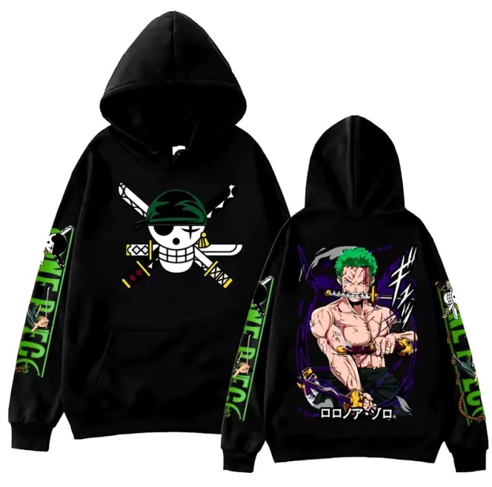 One Piece Zoro Anime Hoodie Sw - Anime Cosplay Shop recensie en prijs