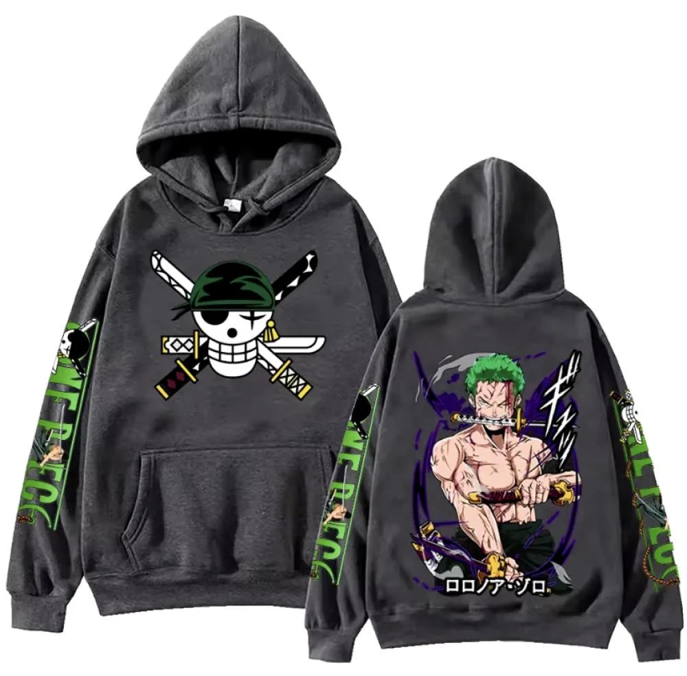 One Piece Zoro Anime Hoodie Sw - Anime Cosplay Shop recensie en prijs