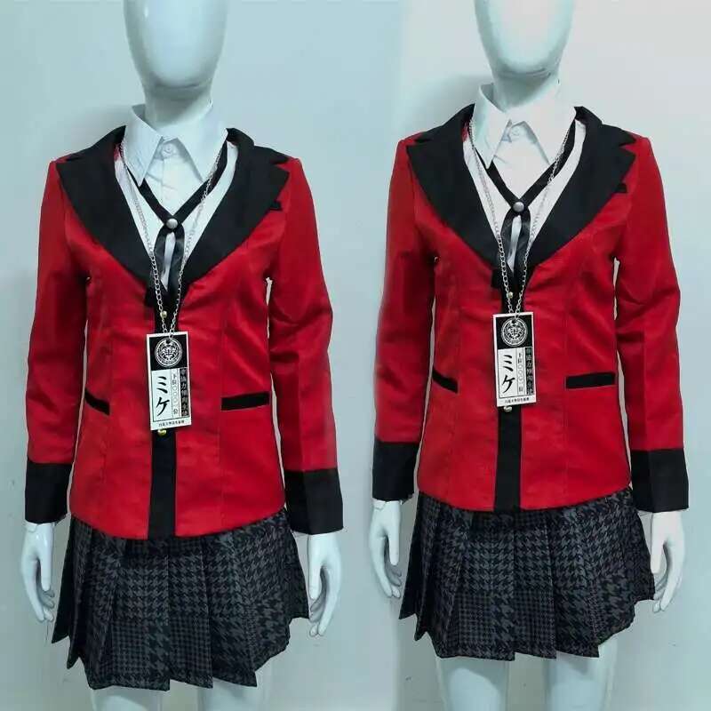Anime Kakegurui Jabami Yumeko  - Anime Cosplay Japanese Girl recensie en prijs
