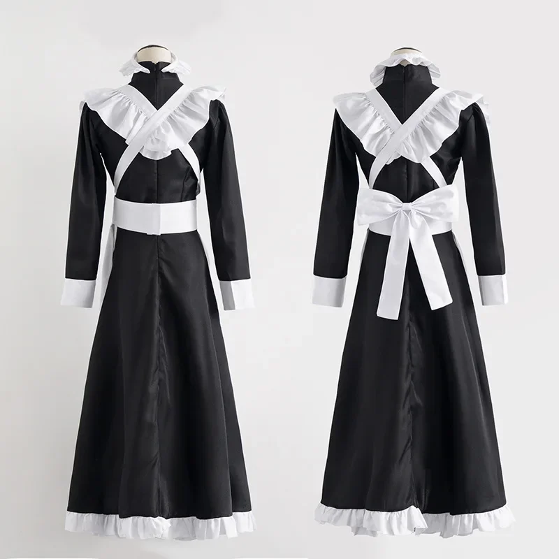 Klassieke zwart-witte dienstme - Anime Cosplay Shop recensie en prijs