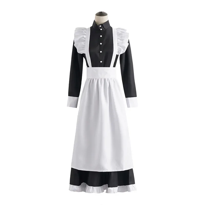 Klassieke zwart-witte dienstme - Anime Cosplay Shop recensie en prijs