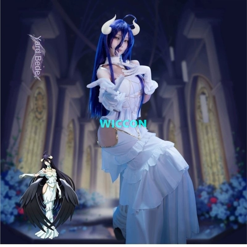 IN VOORRAAD Albedo Kostuumprui - Anime Cosplay Albedo recensie en prijs